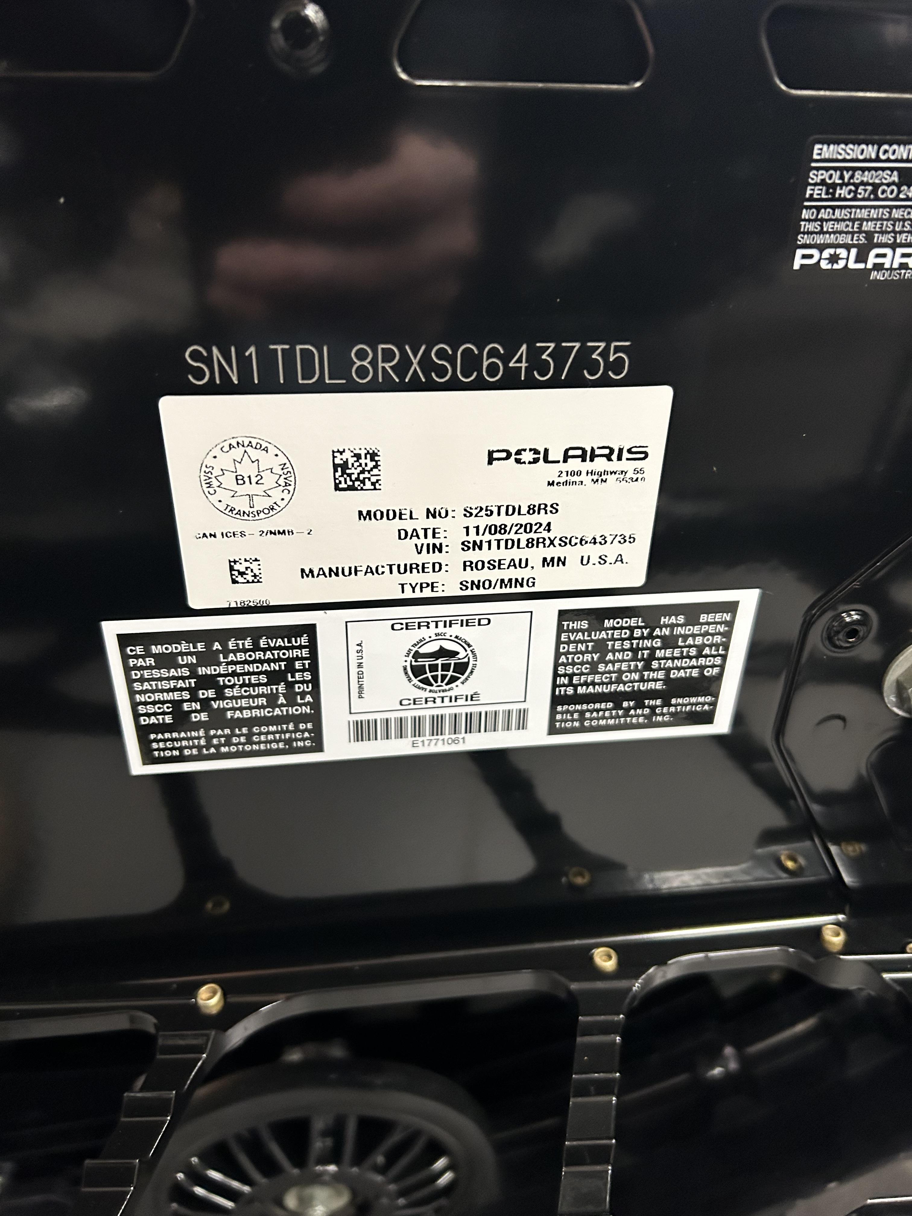 2025 Polaris 850 Indy XCR 136 / S25TDL8RS - Photo 7